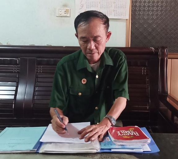 Cựu chiến binh Đào Danh Hiền.